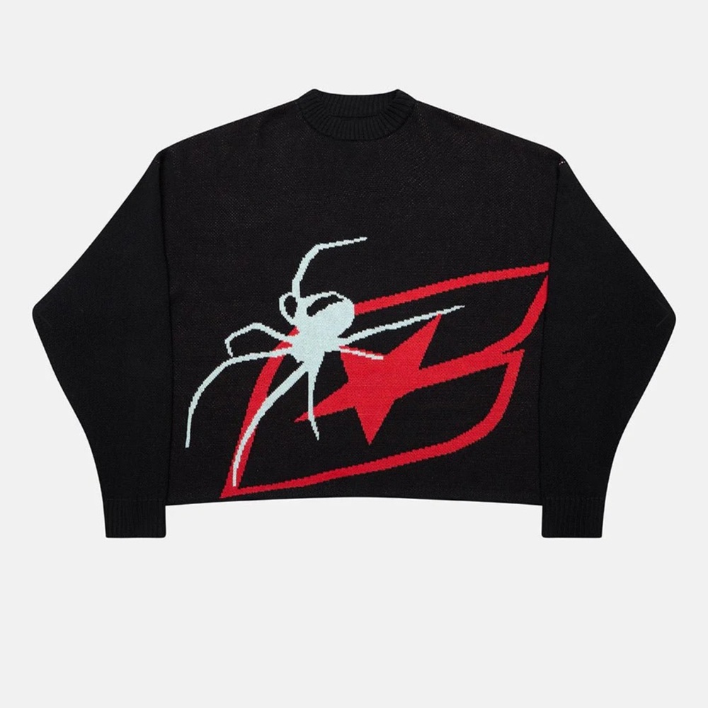 ColdCulture - SPIDER KNIT BLACK